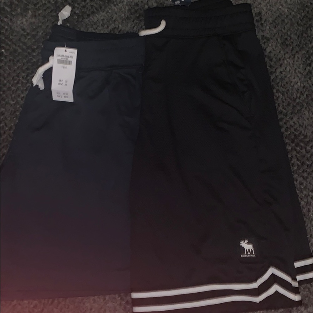 2 pair of Abercrombie boys athletic shorts